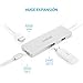 [Upgraded] Anker 4-Port Portable Data Hub with USB-C Port, HDMI Port, 2 USB 3.0 Ports, and Power Delivery technology for MacBook Pro 2016, Chromebook Pixel and Other Devices