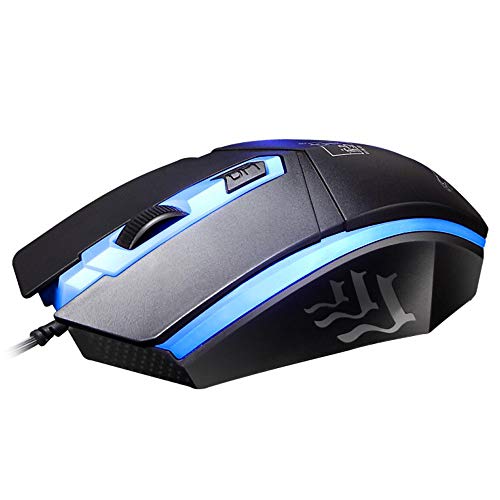 COM1950s 104 Keys Gaming Keyboard 1 Set Anti-Splash Wired Mult Punk Gaming Keyboard Mouse Office for PC Computer (Light Black)