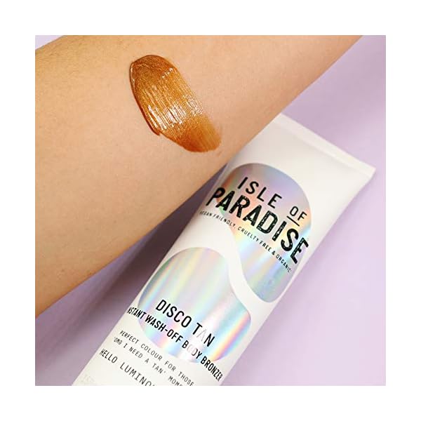 Isle-of-Paradise-DISCO-TAN-Fake-Tan-Bronzer-200-ml-Instant-Self-Tanning-Wash-Off-Glow-Natural-Ingredients-Vegan Isle of Paradise DISCO TAN Self Tan Bronzer (200 ml) Instant Self Tanning Wash Off Glow Natural Ingredients & Vegan