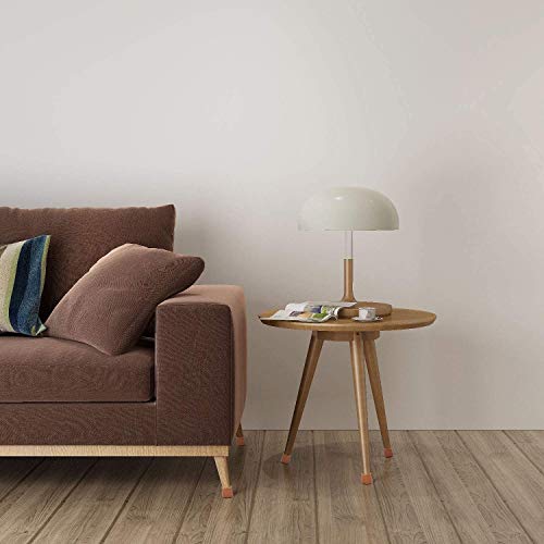 Stuhl Fußabdeckung-24 Stück Möbel Stuhl Beine Kappen, Silikon Stuhl Beine Schutz rutschfeste runde Beine Schutz Bodenbelag, verhindert Kratzer und Geräusche (Brown-24)