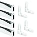 Prime-Line PL 7813 Screen Frame Kit, 5/16 in. x 3/4 in. x 48 in., Aluminum, Painted White, Pack of 1 Kit primary