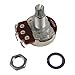 Musiclily Guitar Full Size Pots A500K Split Knurled Long 18mm Shaft Audio Volume Taper Potentiometers for Fender Stratocaster Telecaster Les Paul LP Electric Guitar Bass Replacement (Pack of 2)