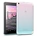 kwmobile TPU Silicone Case for Huawei MediaPad T1 7.0 - Soft Flexible Shock Absorbent Protective Cover - Dark Pink/Blue/Transparent
