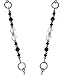 Stainless Steel Strong Chain Womens Lanyard for ID Card Badge Holder, Made in USA, Teacher Gift Nurse Cruise Key Keychain Phone