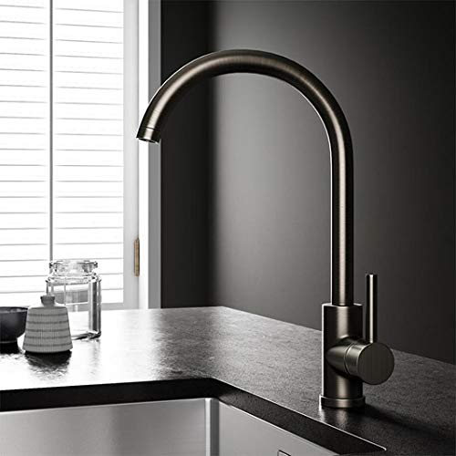 Prisma Black Mono Kitchen Tap Single Lever