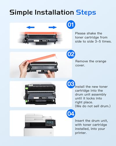 TN2510XL TN-2510XL HL-L2400DWE Toner Cartridge Compatible with Brother TN-2510 XL TN2510 XL for HL-L2400DWE DCP-L2620DW MFC-L2800DW MFC-L2827DW HL-L2445DW DCP-L2660DW MFC-L2860DW (Black 2 Pack