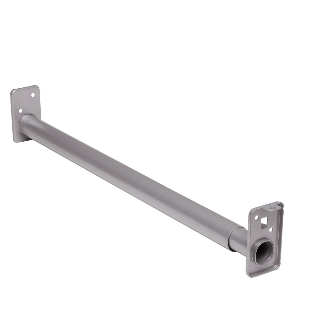 Photo 1 of Knape & Vogt, 30 48-Inch, Pro by John Sterling RP0022-30/48 Adjustable Closet Rod, 30-48 inch, Platinum Gray