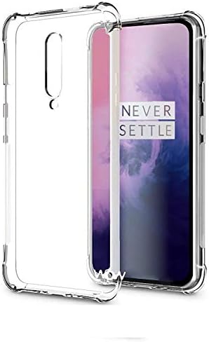 JGD PRODUCTS Silicon Flexible Shockproof Corner TPU Back Case Cover for OnePlus 7 Pro (2019)