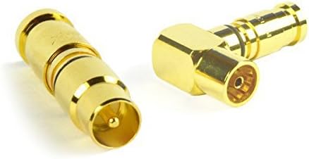 Tv Adapter F Stecker Antennenstecker Koax Stecker Mannlich Weiblich Kupplung Ebay