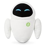 Wall-E EVE Plush Small Bean Bag Soft Toy Inspired by Pixar with Vegetation Logo