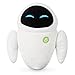 Wall-E EVE Plush Small Bean Bag Soft Toy Inspired by Pixar with Vegetation Logo
