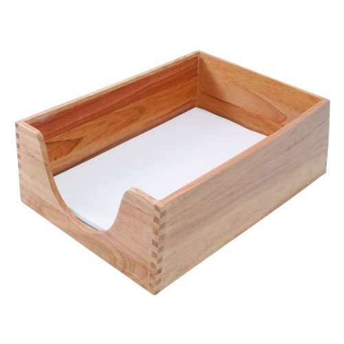 Carver Double Deep Wood Desk Tray, Legal Size, 16 x 11 x 5.5 Inches