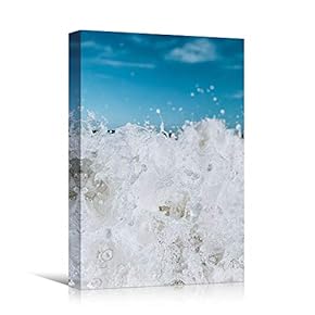 signwin Canvas Wall Art Wind Wave Beach Beach...