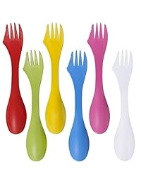 Darller   Juego de 6 cuchillos 3 en 1 para tenedor