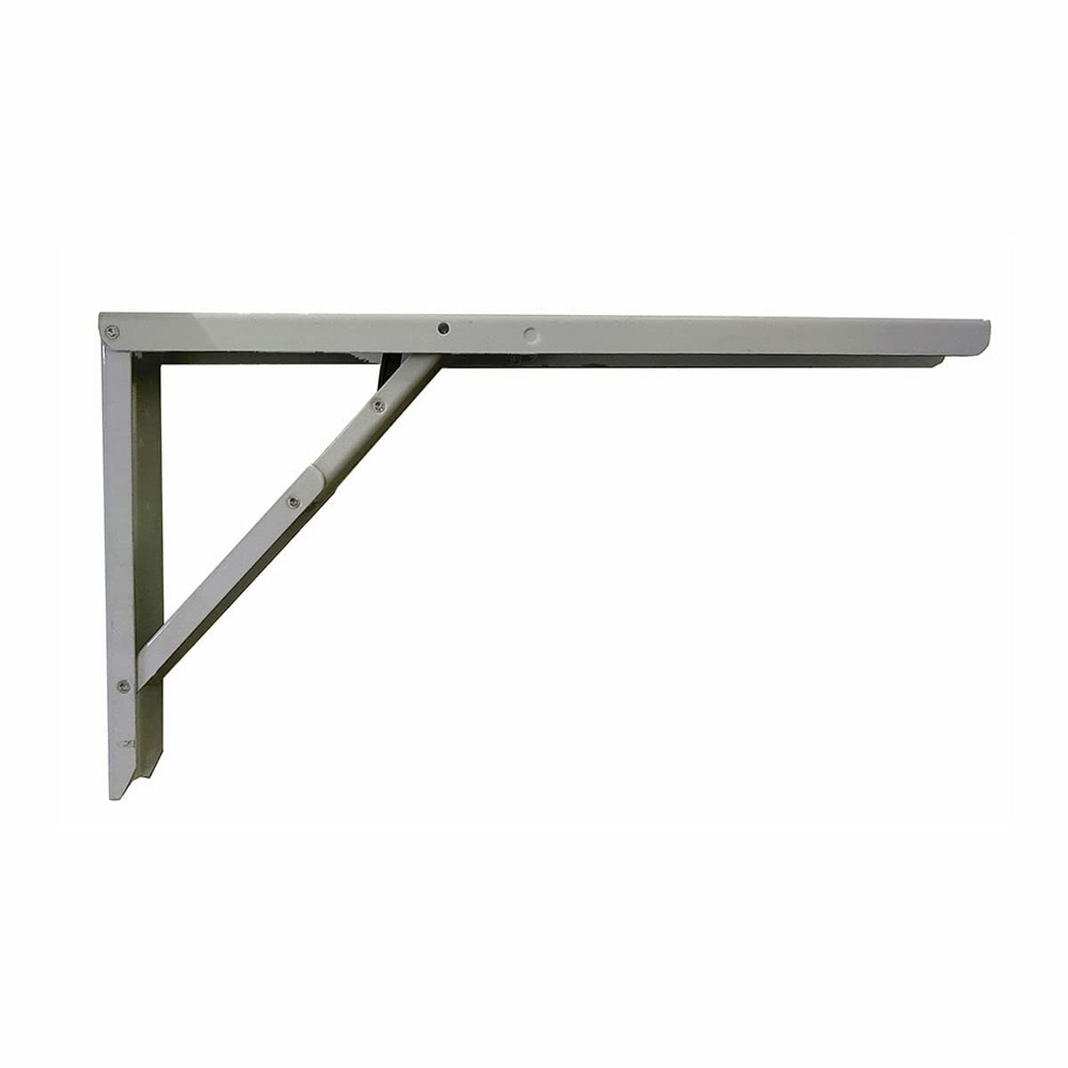 Folding Steel Square Abat-Table Silver 30X52Cm.