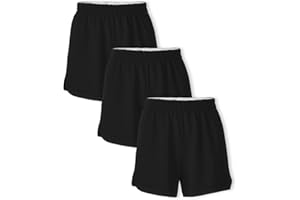 Soffe Kids Girls Authentic Cheer Shorts, 2.75" Inseam, Multipack