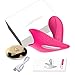 Wearable Vagina Vibrator with 7 Frequency Wireless Remote-Control G Spot Vibrator Massager/Clitoris Vibrator for Woman (Pink)