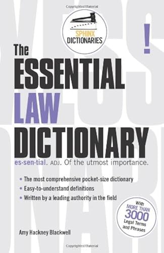 Download The Essential Law Dictionary PDF