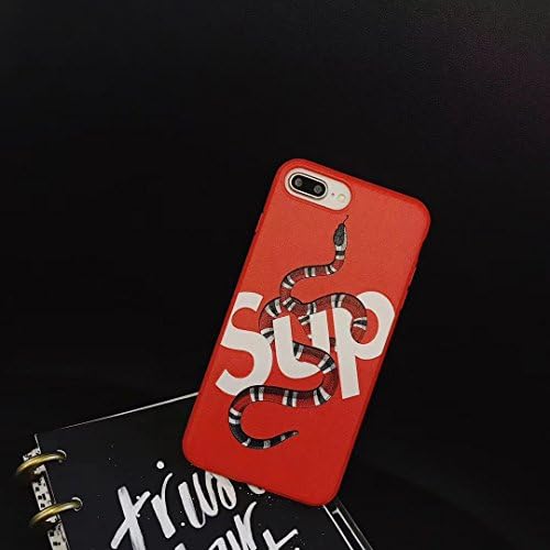 Yukmui Street Fashion X GO X GG Style case cover for iphone 7/8 [4.7" screen] only (Red SupXSnake)