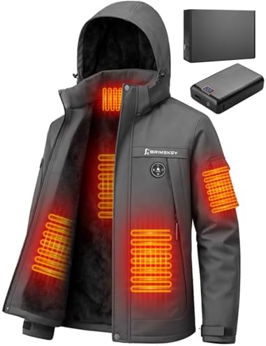 VERGOO Graphene Heated Jackets for Men with Battery Pack Included