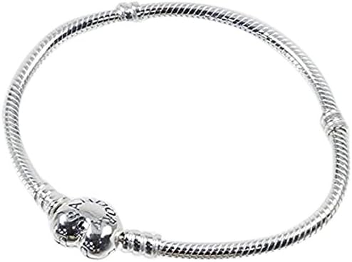 Amazon パンドラ Pandora Heart Clasp Moments Silver Bracelet ブレスレット 17 並行輸入品 ブレスレット 通販