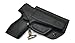 Rounded IWB Holster Fits: Taurus PT709S PT740S Holster - RH - Black Kydex - Concealment Express - American Made
