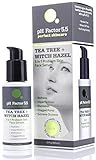 PH Factor 5.5 Tea Tree Face Oil with Witch Hazel, Vitamin E Natural Extracts. Anti-aging oil for Clogged Pores, Redness, Extreme Dry Skin, Imperfections, and Skin Blemishes. Large 2 fl oz bottle