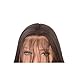 FUHSI Kanekalon Fiber 13×6 Synthetic Medium Dark Brown Color Lace Front Wig – Soft & Smooth,Straight,Comfortable & Adjustable For Perfect Fit –4# 250D 22
