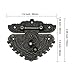 2Pcs Antique Small Box Hinges 1Pcs Antique Latch Hook Hasp 60Pcs Rivet Jewelry Box Hinges and Latches for DIY Jewelry Box