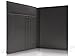 RFID Blocking Folding Leather Passport Holder Wallet For Men and Women - Black