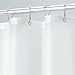 mDesign Waterproof, Heavy Duty Premium Quality 10-Guage Vinyl Shower Curtain Liner for Bathroom Shower and Bathtub - 72