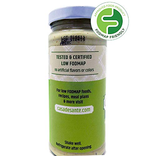 Low FODMAP Certified Caesar Salad Dressing for IBS & SIBO, No Onion No