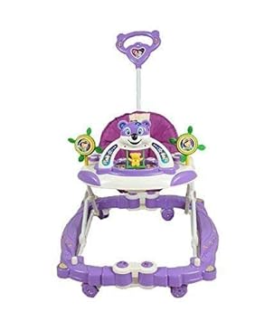 DGP Traders Musical Baby Walker with Push Handle Bar and Adjustable Height