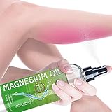 Best Magnesium Oil Spray - USP Grade - 100% Pure & UNDILUTED Magnesium Supplement To Aid Sleep, Anxiety & Stress, Migraine, Muscle Pain, Restless Legs, Period Pains - Ancient Minerals Well USA