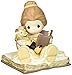 Precious Moments, Disney Belle Reading to Toy Beast Figurine , Porcelain Bisque Figurine, 153012