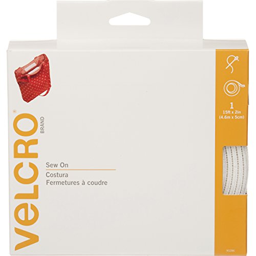 Velcro(R) brand Sew-On Tape 2 Inch X15 -White