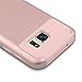 ULAK Galaxy S7 Case, S7 Case, Hybrid Dual Layer Protective Case for Samsung Galaxy S7 (2016 Release) 2-Piece Style Soft TPU Hard PC Shell Cover (Rose Gold/Rose Gold) Will not Fit S7 Edge