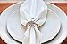 Alchemade Set of 4 Copper Wire Napkin Rings - Elegant Napkin Rings Holders for Thanksgiving, Christmas, Holidays, Weddings, Parties, Events and Special Dinners