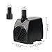 Uniclife UL210 Submersible Water Pump 210 GPH 13 W Quiet Indoor Outdoor Water/Garden/Fountain/Pool/Aquarium with 6ft UL Listed Cord