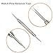 Watch Band Pins Replacement Kit, Heavy Duty Stainless Steel Watch Spring Bars with Watch Strap Remove Tool