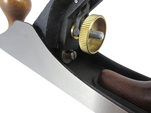 Taytools 469584 Jointer Bench Hand Plane #7, 22 Inch Sole, Ductile Cast Body, Lapped Sides and Bottom, Blade RHC 55-60, Sapele Handle and Tote - Thumbnail 3