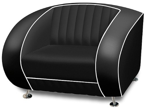 Amerikanischer Sessel retro style Möbel usa 50er Sofa Designer Sessel