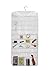 ZKF Closet Canvas Ultra 80 Pocket Hanging Jewelry Organizer (80)