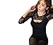 FAPIZI ♥ Women Blouse ♥ Sexy Women Lace O-Neck Long Sleeve Lady T-Shirt Casual Blouse Tops (M, Black)