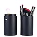 Pretty See Makeup Brush Holder Large Cosmetics Storage Case Organizer for Travel or Daily Use, Black