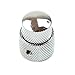 Estone Silver Dual Concentric Dome Knob Volume Tone Blend Control Bass Guitar 2 IN 1 Parts