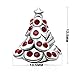 SOUKISS Merry Christmas Tree,Reindeer, Bell,Snowman Charms 925 Sterling Silver Xmas Gifts Bead Fit Bracelet (Green) (Red Tree)