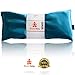 Blissful Being Lavender Eye Pillow | Hot or Cold Weighted Satin Eye Mask perfect for Sleeping, Yoga, Meditation | Gifts for Women, Birthday, Teachers | Natural Herbal Relaxation | Made in USA (Aqua)