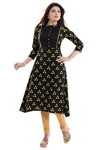 ALC Creations Women's Rayon A-Line Kurti