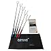 RiLahy QSticksTM 36 inch Premium Telescoping Marshmallow Roasting Sticks - 5 Hot Dog Forks & Smores Skewers and Get a Free Bag + Campfire Cooking Cheat Sheet - Camping Tools, Fire Pit Accessories